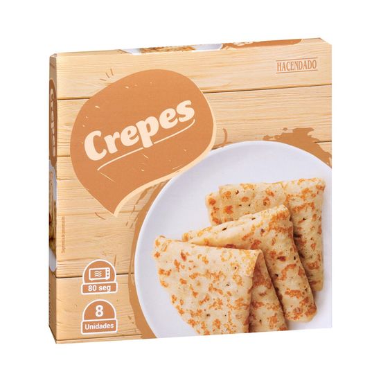 Crepes Hacendado ultracongelados