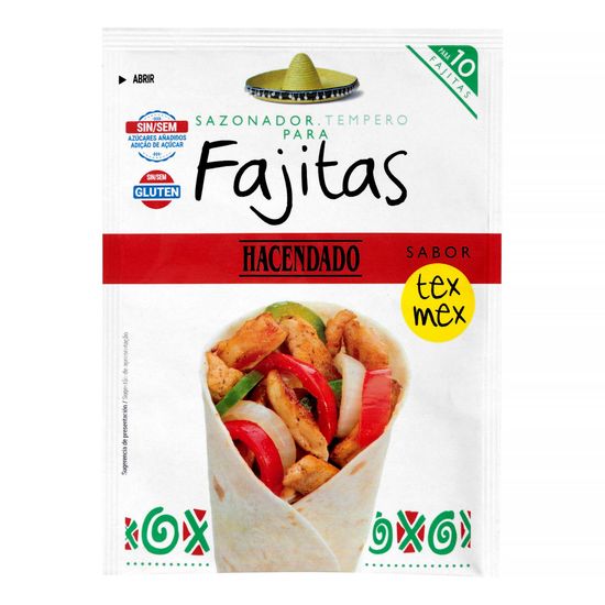 Sazonador para fajitas Hacendado sabor tex-mex