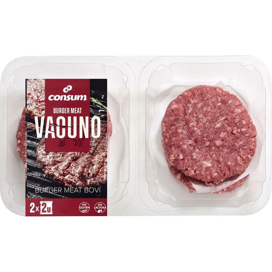 Burger de Vacuno 4 Unidades