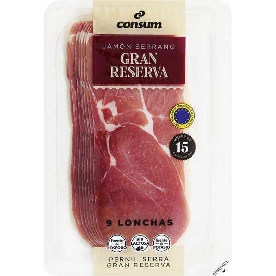 Jamón Gran Reserva curación 15 meses