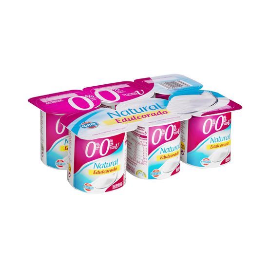 Yogur natural edulcorado Hacendado 0% m.g 0% sin azúcares añadidos