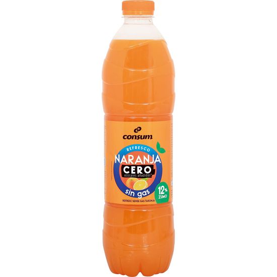 Refresco Naranja Cero sin Gas Botella