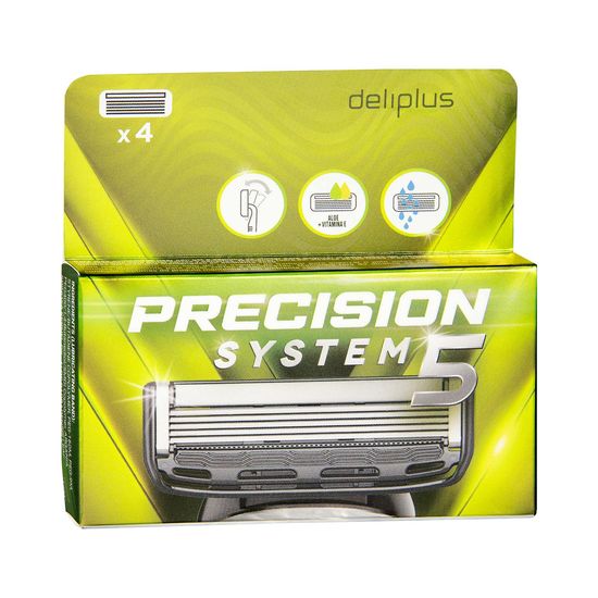 Recambios maquinilla de afeitar Deliplus Precision System 5 hojas