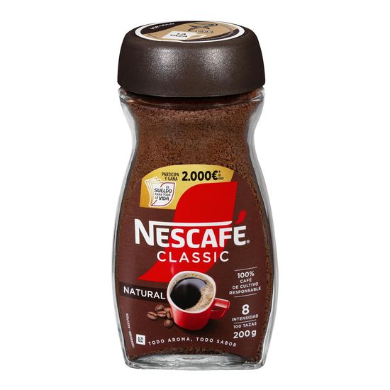 Café soluble natural Nescafé classic