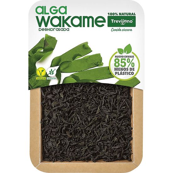 Alga Wakame Deshidratada. Bandeja