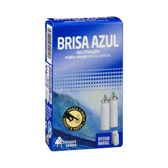 Ambientador mini spray Brisa Azul Bosque Verde