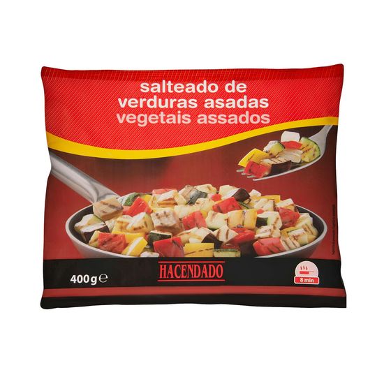 Salteado de verduras asadas Hacendado ultracongeladas