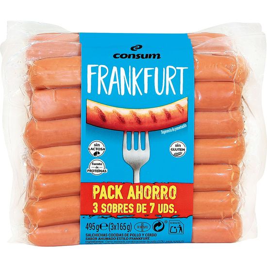 Salchichas Frankfurt sabor Ahumado