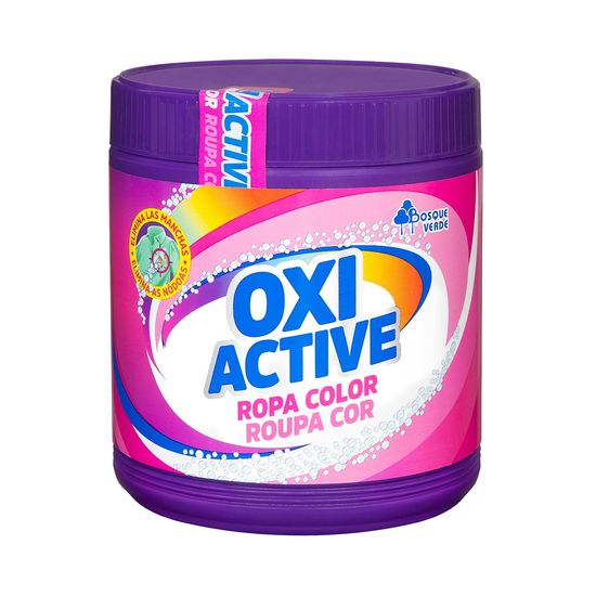 Activador quitamanchas ropa de color Oxi Active Bosque Verde en polvo