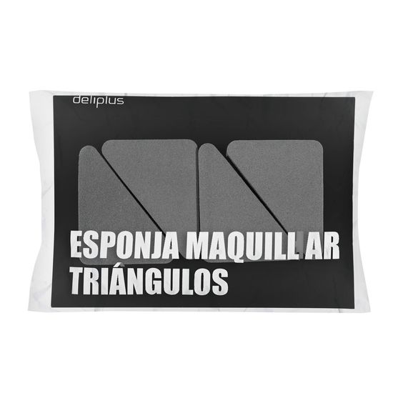 Esponja maquillaje triángulos Deliplus