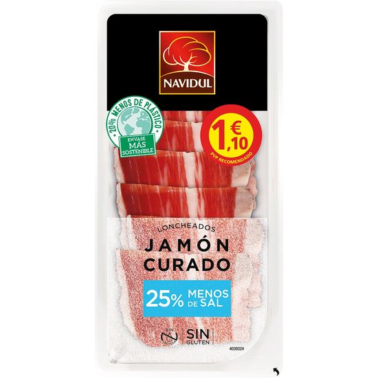 Jamón Curado Reducido en Sal