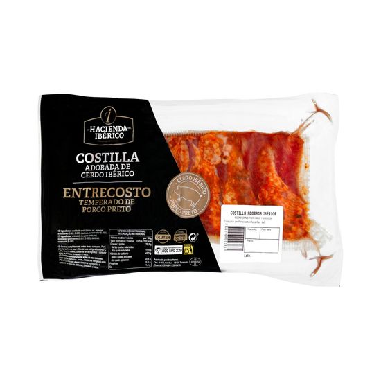 Costilla de cerdo ibérico adobada