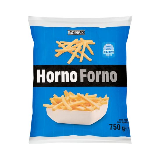 Patatas fritas horno Hacendado ultracongeladas