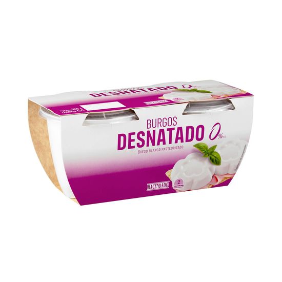 Queso fresco Burgos desnatado 0% m.g Hacendado