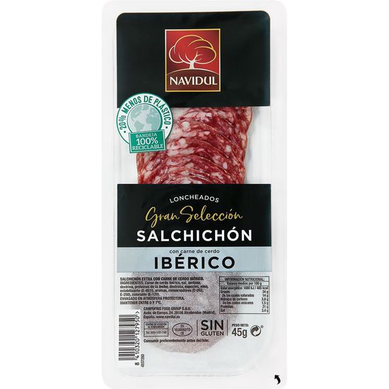 Salchichón Ibérico Lonchas