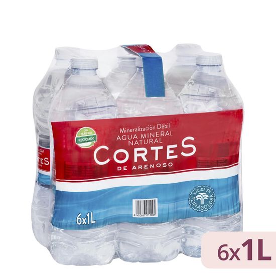 Agua mineral mediana Cortes