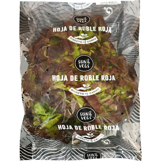 Lechuga Hoja de Roble Peso Aproximado 200 gr