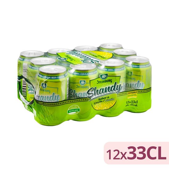 Cerveza Shandy sabor limón Steinburg