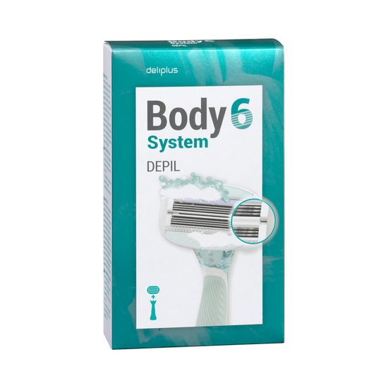 Maquinilla depilación recargable Deliplus Body System 6 hojas