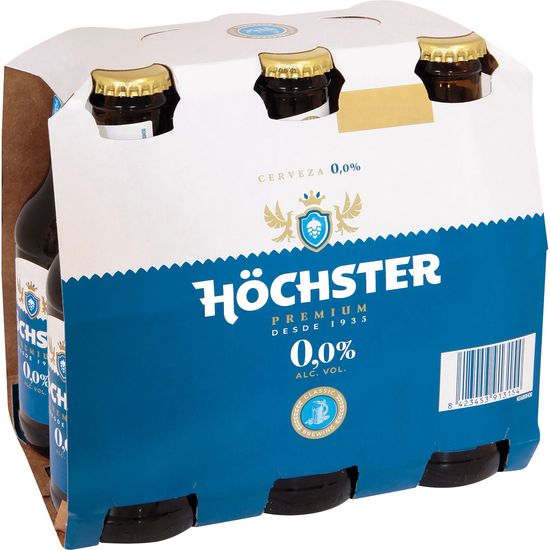 Cerveza 0%0 Pack de 6 Botellas