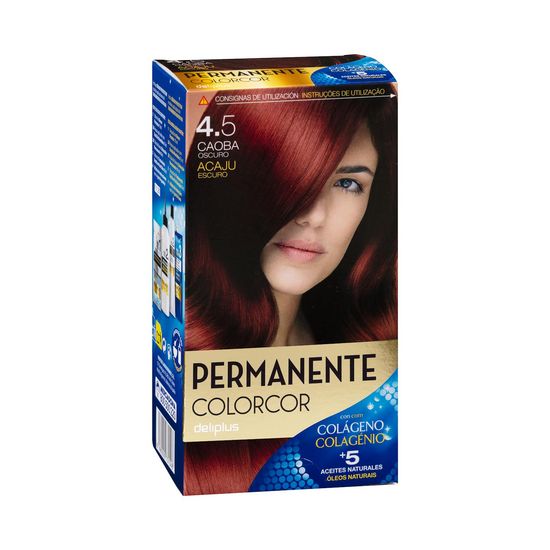 Coloración permanente 4.5 caoba oscuro Deliplus