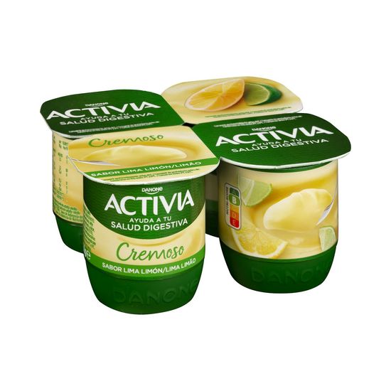 Bífidus cremoso con lima y limón Activia