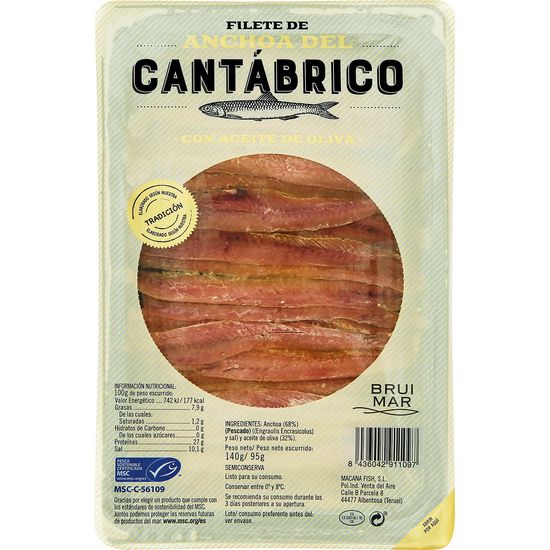 Filete Anchoa Cantábrico en Aceite de Oliva