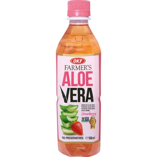 Refresco Aloe Fresa Botella