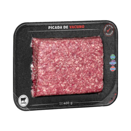 Preparado de carne picada vacuno