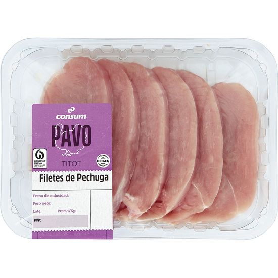 Pechuga de Pavo Fileteada