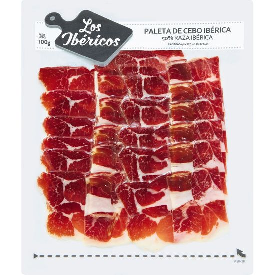 Paleta de Cebo en Tapas 50% Raza Ibérica