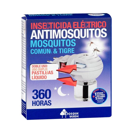 Difusor insecticida antimosquitos eléctrico