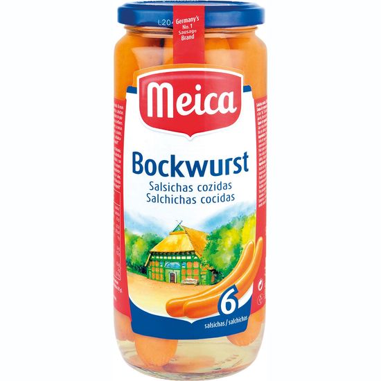 Salchichas Bockwurst Frasco