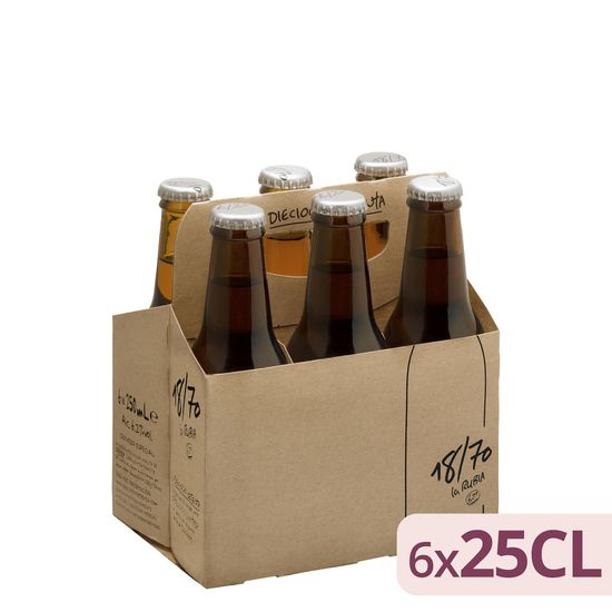 Cerveza especial 18/70 La Rubia