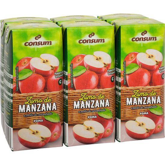 Zumo Manzana Concentrado Pack de 6