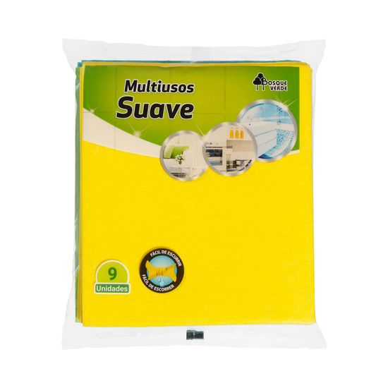 Bayeta suave multiusos Bosque Verde