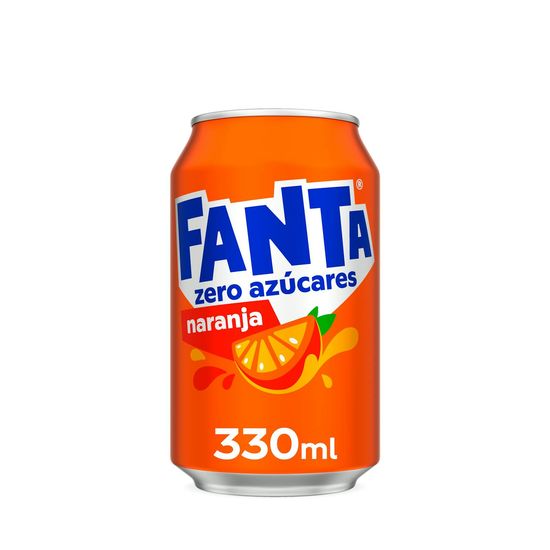 Refresco Fanta naranja zero azúcares añadidos