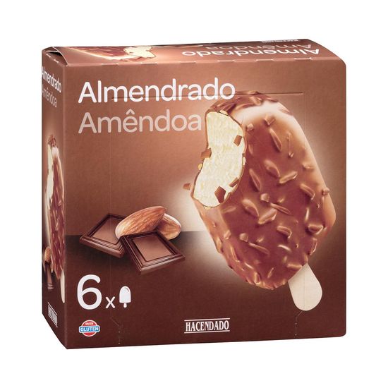 Helado almendrado Hacendado