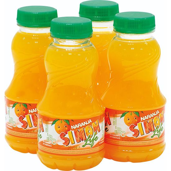 Refresco Naranja Refrigerado Pack 4 Ud