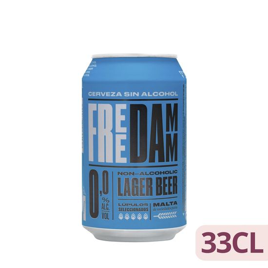 Cerveza sin gluten Free Damm 0,0% sin alcohol