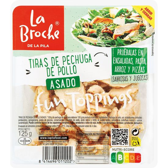 Tiras de Pollo Asado