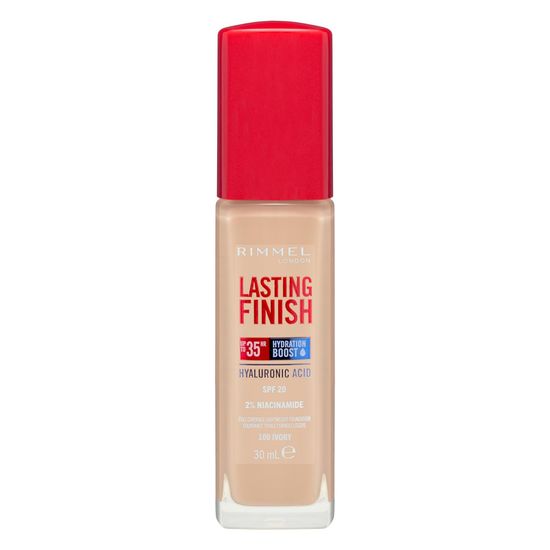 Maquillaje fluido Lasting Finish Rimmel London 100 Ivory