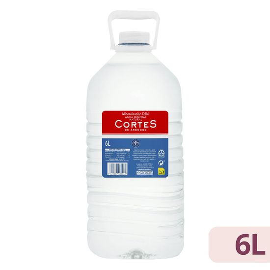 Agua mineral grande Cortes