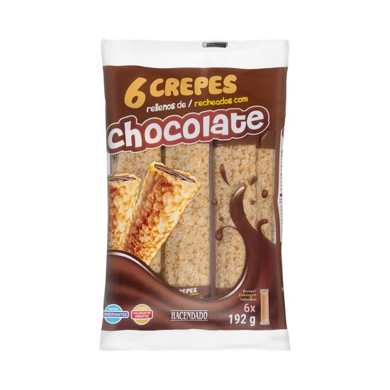 Crepes rellenos de chocolate Hacendado