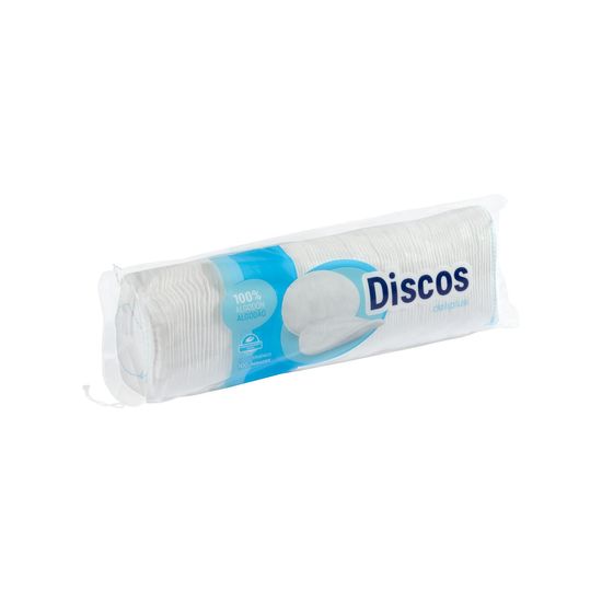 Discos desmaquillantes Deliplus ovalados algodón 100%