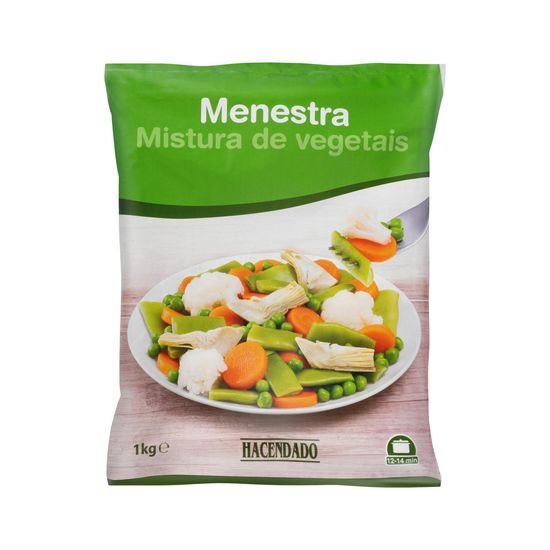 Menestra de verduras Hacendado ultracongelada