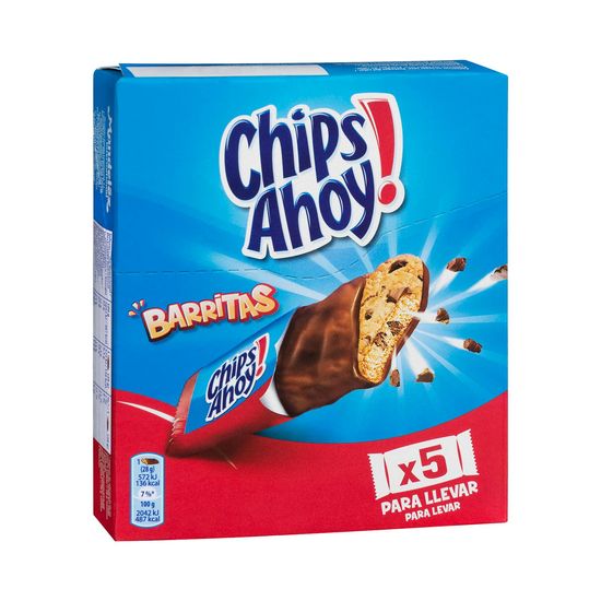 Barritas de galleta bañadas en chocolate con leche Chips Ahoy