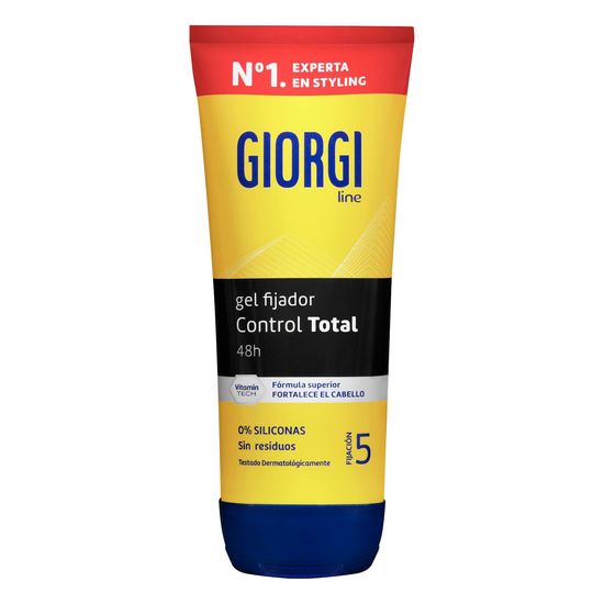 Gel fijador cabello control total Giorgi fijación 5