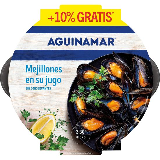 Mejillon en su Jugo 500 gr 2´30´´ MICRO