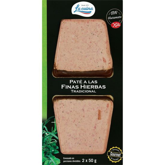 Paté Finas Hierbas Pack de 2 Unidades